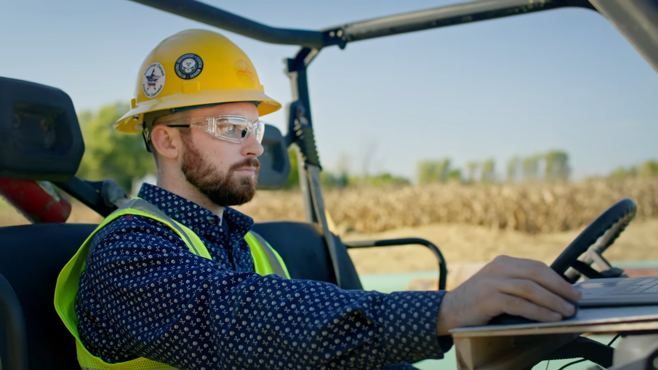 Prime NDT technician on site